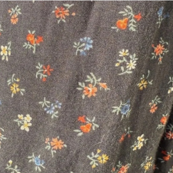 Doen Isidore Dress Midi Black Park Monceau Floral Size Small - Picture 6 of 8